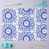 Grieks Oye Good Luck Symbol Patroon Tissuepapier (Craft)