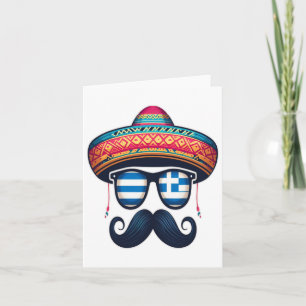 Grieks Paaszonnebril Cinco de Mayo Mexicaans Kinde Kaart