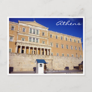 grieks parlement athene briefkaart