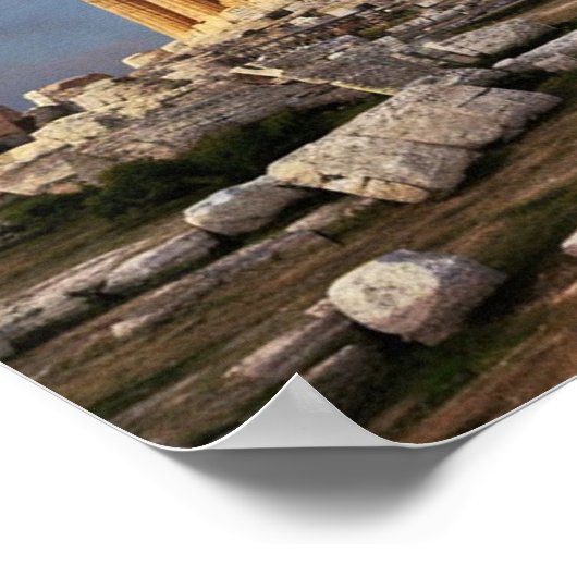 Grieks Parthenon Poster (Hoek)