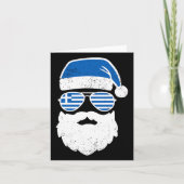 Grieks Pasen Grappig Griekenland Vlag Zonnebril Jo Kaart (Voorkant)