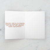 Grieks Pasen / Pascha Kaart in het Engels (Binnen)