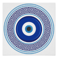 Grieks patroon Evil Eye Nazar