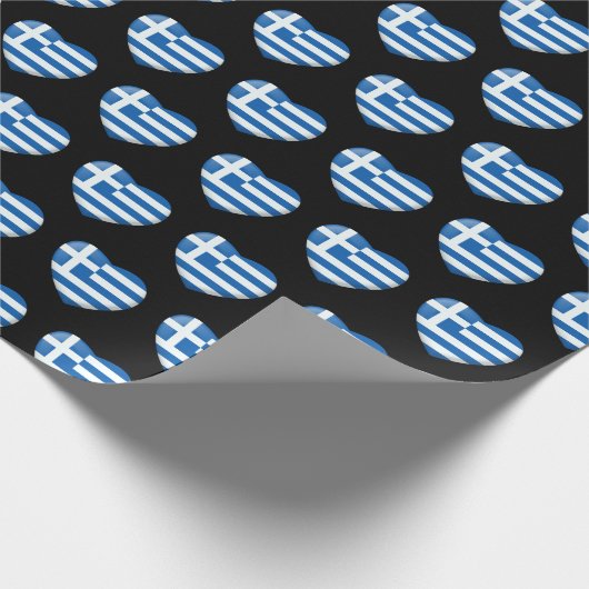 Grieks patroon van de vlag cadeaupapier (Hoek)