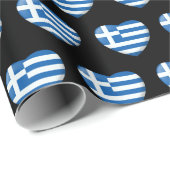 Grieks patroon van de vlag cadeaupapier (Rol Hoek)