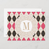 Grieks patroon Wonder Woman Briefkaart (Voorkant / Achterkant)