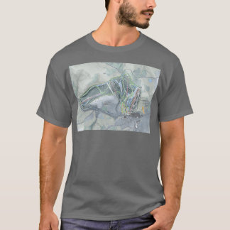 Grieks Peak Resort Trail Map T-shirt