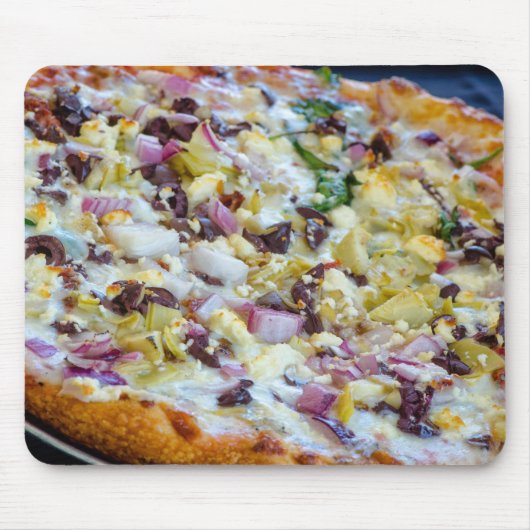 Grieks Pizza Muismat (Voorkant)