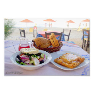 Grieks plezier foto afdruk