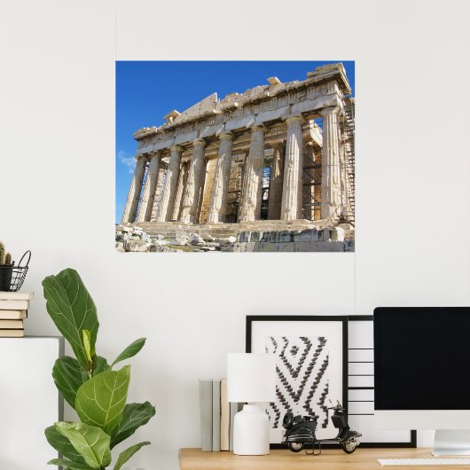 Grieks Poster van het Parthenon (Thuiskantoor)