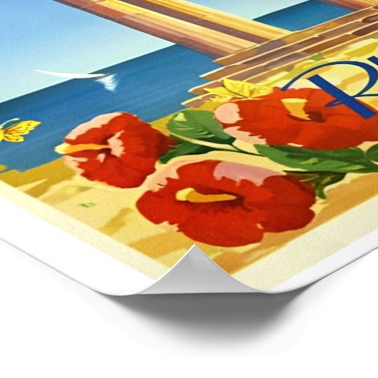  Grieks Poster van het reisCanvas (Hoek)