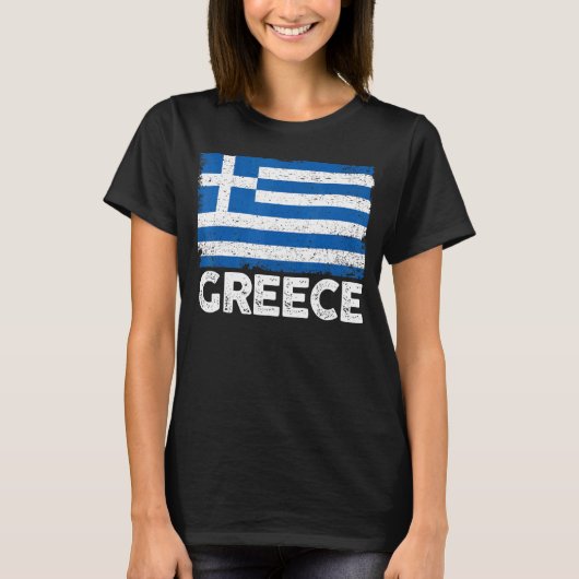 Grieks pride en erfgoed - patriottische routes t-shirt (Voorkant)