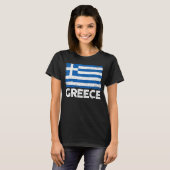 Grieks pride en erfgoed - patriottische routes t-shirt (Voorkant volledig)