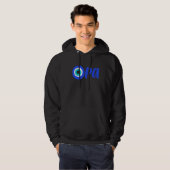 Grieks Pride OPA Evil Eye Hellas Griekenland Evil Hoodie (Voorkant volledig)