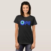 Grieks Pride OPA Evil Eye Hellas Griekenland Evil T-shirt (Voorkant volledig)