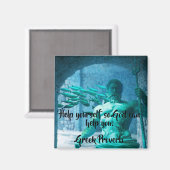 Grieks Proverb Magnet (Voorkant / Achterkant)