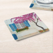 Grieks raam   kartonnen onderzetters (Schuin)