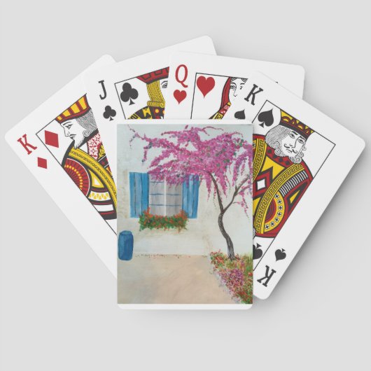 Grieks raam pokerkaarten (Achterkant)