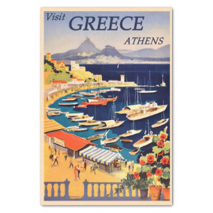  Grieks reisblad Tissuepapier