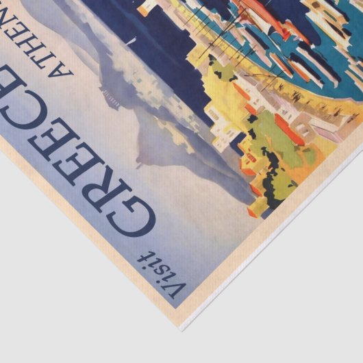  Grieks reisblad Tissuepapier (Detail)