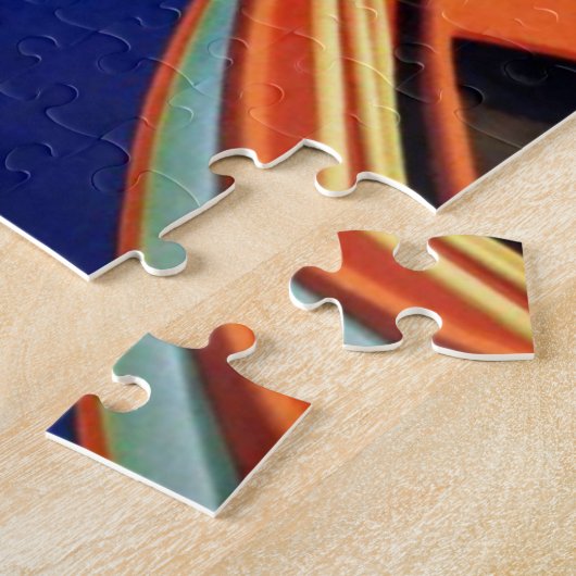 Grieks reiseiland Corfu Illustration Legpuzzel (Zijkant)