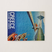  Grieks reiseiland Corfu Illustration Legpuzzel (Horizontaal)