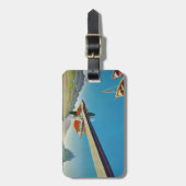 Grieks reizen - eiland Corfu Bagagelabel (Voorkant verticaal)