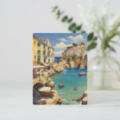 Grieks reizen - eiland Corfu Feestdagenkaart (Staand voorkant)