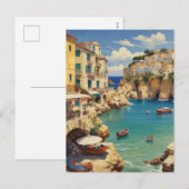 Grieks reizen - eiland Corfu Feestdagenkaart (Voorkant / Achterkant)