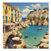  Grieks reizen - eiland Corfu Foto Afdruk (Voorkant)