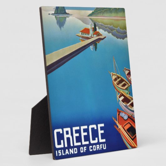  Grieks reizen - eiland Corfu Fotoplaat (Zijkant)