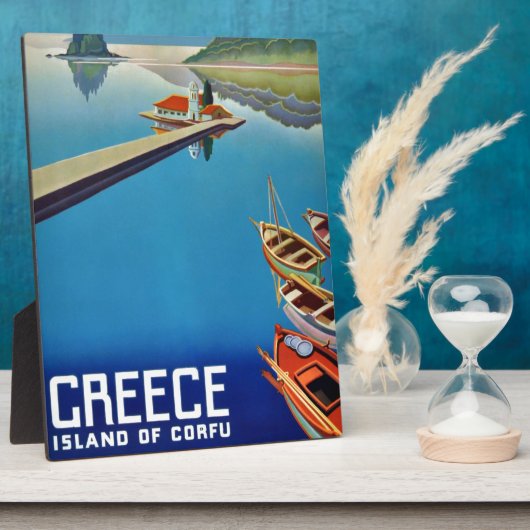  Grieks reizen - eiland Corfu Fotoplaat (Zijkant)