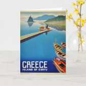  Grieks reizen - eiland Corfu Kaart (Gele Bloem)