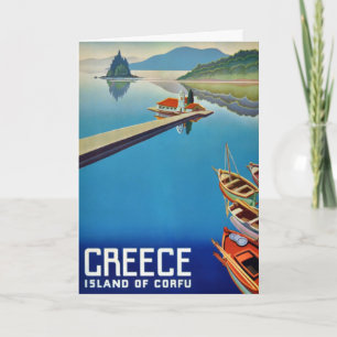  Grieks reizen - eiland Corfu Kaart