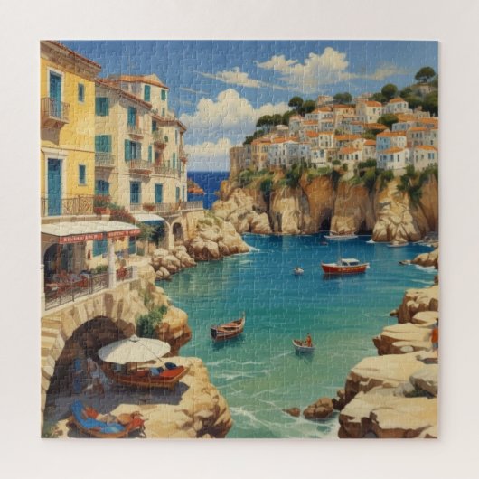 Grieks reizen - eiland Corfu Legpuzzel (Verticaal)