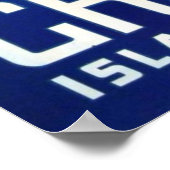  Grieks reizen - eiland Corfu Poster (Hoek)