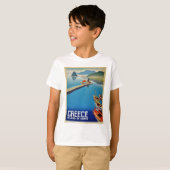 Grieks reizen - eiland Corfu T-shirt (Voorkant volledig)