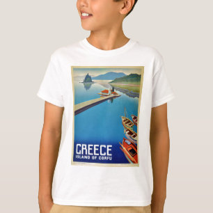  Grieks reizen - eiland Corfu T-shirt