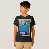 Grieks reizen - eiland Corfu T-shirt (Voorkant volledig)