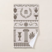 Grieks Revival Motif Bad Handdoek (Handdoek)