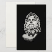 Grieks-Romeins Borstbeeld Briefpapier (Voorkant / Achterkant)