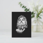 Grieks-Romeins Borstbeeld Feestdagenkaart (Staand voorkant)