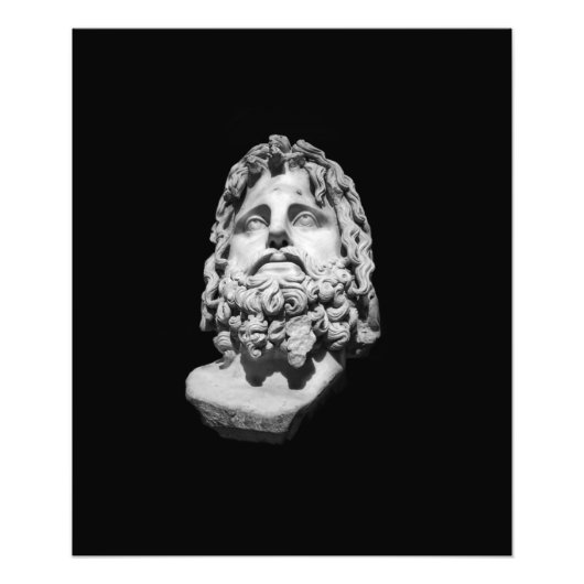 Grieks-Romeins Borstbeeld Foto Afdruk (Voorkant)
