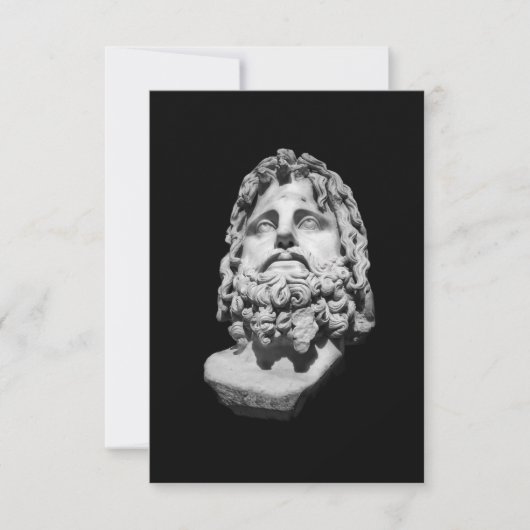 Grieks-Romeins Borstbeeld Kaart (Voorkant)