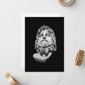 Grieks-Romeins Borstbeeld Notitiekaartje (Voorkant / Achterkant in situ)
