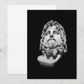 Grieks-Romeins Borstbeeld Notitiekaartje (Voorkant / Achterkant)