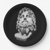 Grieks-Romeins Borstbeeld Papieren Bordje (Voorkant)