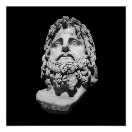 Grieks-Romeins Borstbeeld Perfect Poster (Voorkant)