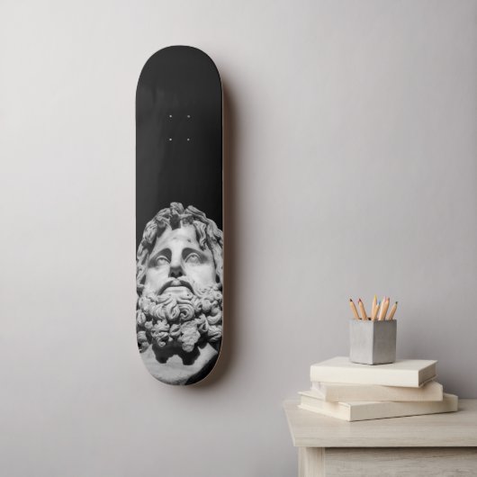 Grieks-Romeins Borstbeeld Persoonlijk Skateboard (Muurkunst)