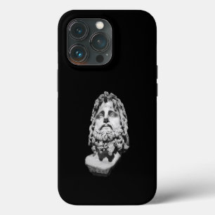 Grieks-Romeins marmeren buste klassiek zwart en wi Case-Mate iPhone Case